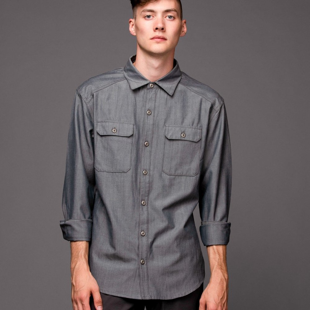 - "Glenbrook" Woven Merino Adventure shirt
